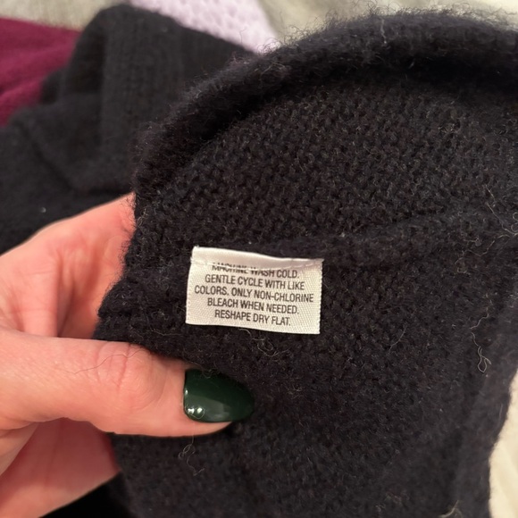 Style & Co. Vintage 90's Y2K Sweater Dress with Attached Striped Scarf Womens PS - Picture 8 of 10